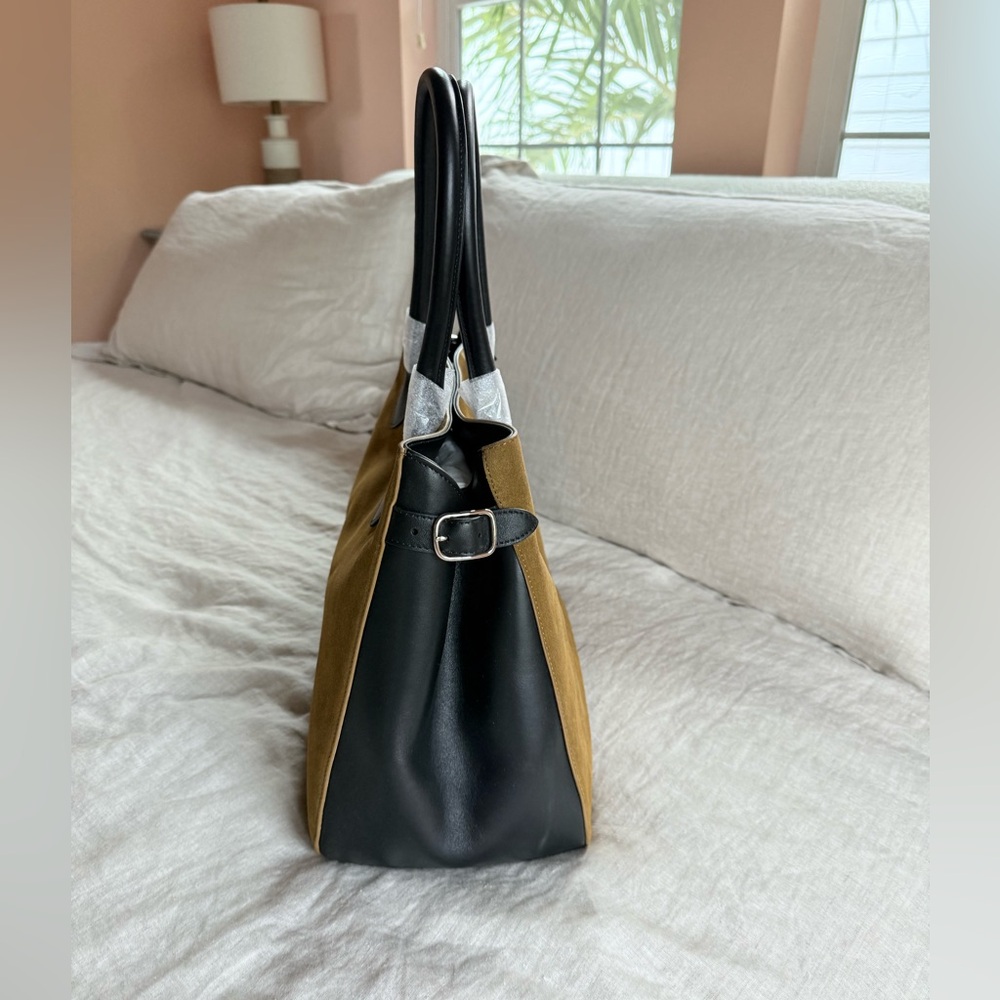 Reformation Patrizia Tote - bog suede and Black - Picture 3 of 8